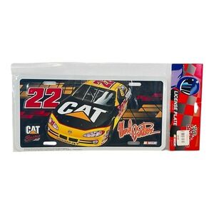 New Vtg 2001 Ward Burton #22 CAT Caterpillar Dodge Racing Champions Metal Plate